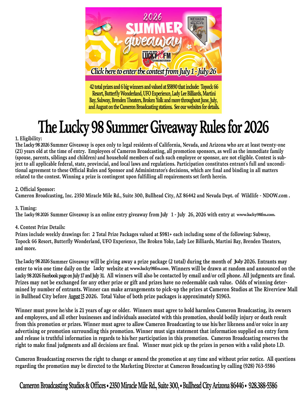 The Knack Summer 2026 Giveaway Contest Rules